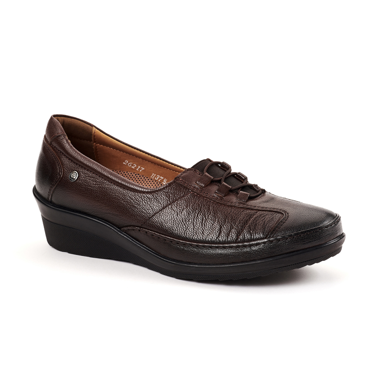 SALDA-H Kadın Deri Hallux Ayakkabı Kahve - Forelli