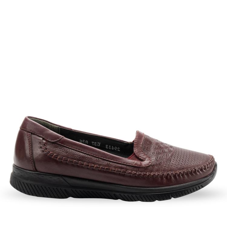 ETERNA-G Kadın Deri Ayakkabı Bordo - Forelli