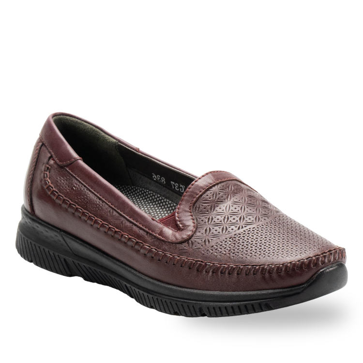 ETERNA-G Kadın Deri Ayakkabı Bordo - Forelli (1)