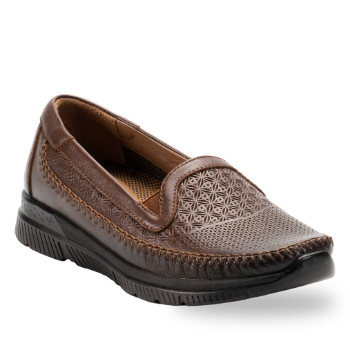 ETERNA-G Kadın Deri Ayakkabı Taba - Forelli (1)