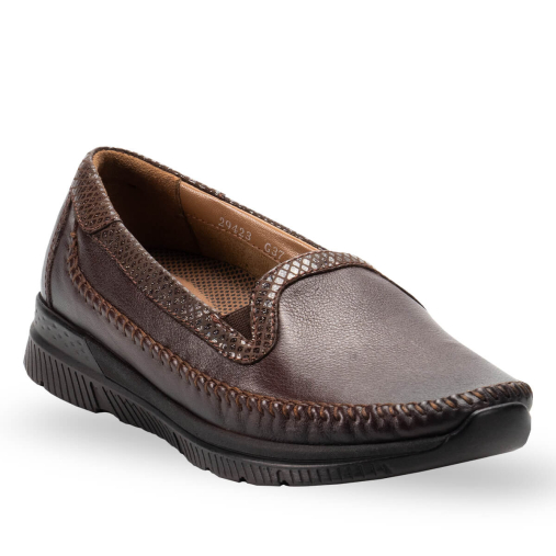 LADEN-G Kadın Deri Ayakkabı Kahve - 2