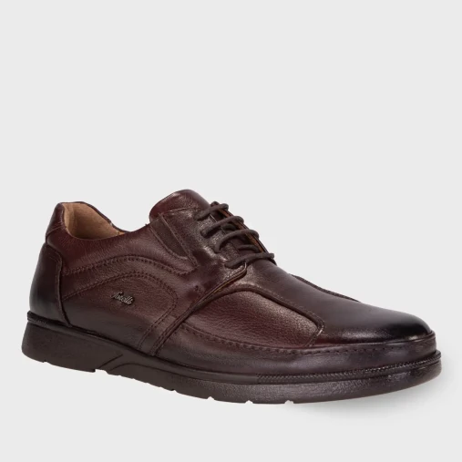 Forelli BROKS-H Comfort Erkek Deri Ayakkabı Kahve - 2