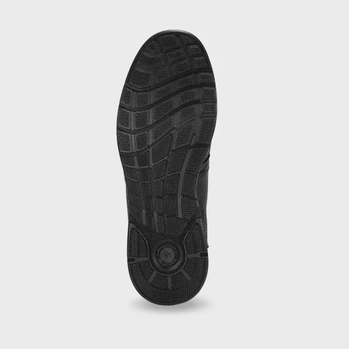 BROKS-H Comfort Erkek Deri Ayakkabı Siyah - 4