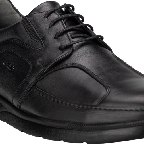 BROKS-H Erkek Deri Hallux Ayakkabı Siyah - 5
