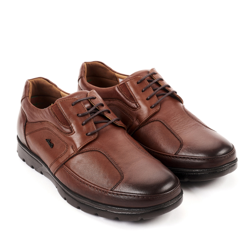Forelli BROKS-H Comfort Erkek Deri Ayakkabı Taba - 2