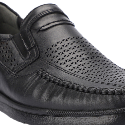 HELMUT-H Erkek Deri Ayakkabı Siyah - 4