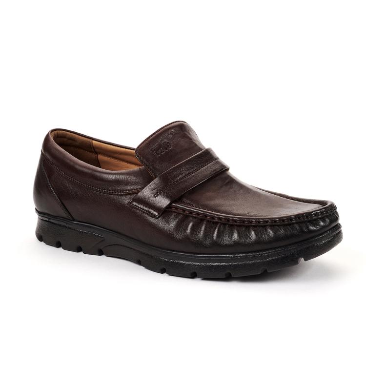 PAUL-H Erkek Deri Ayakkabı Kahve - Forelli