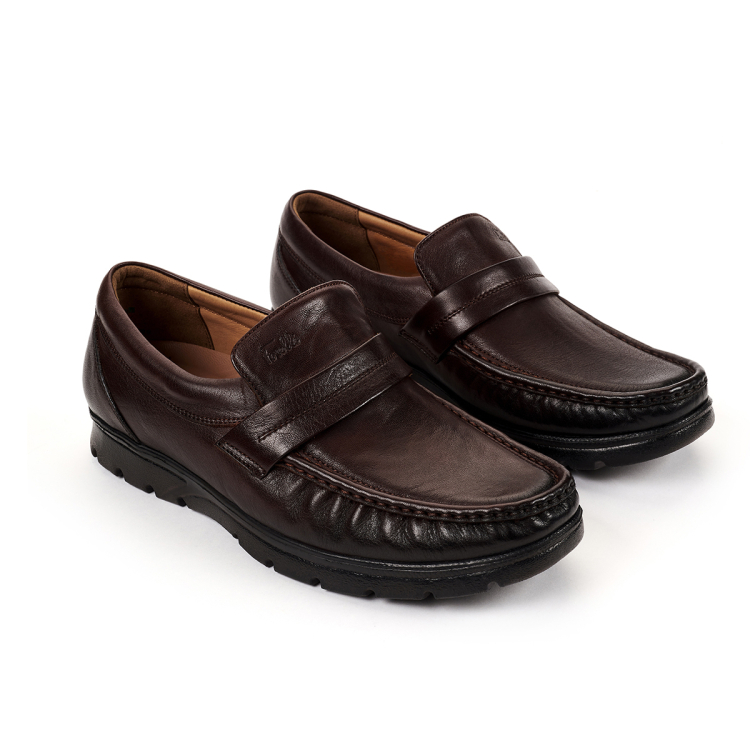 PAUL-H Erkek Deri Ayakkabı Kahve - Forelli (1)