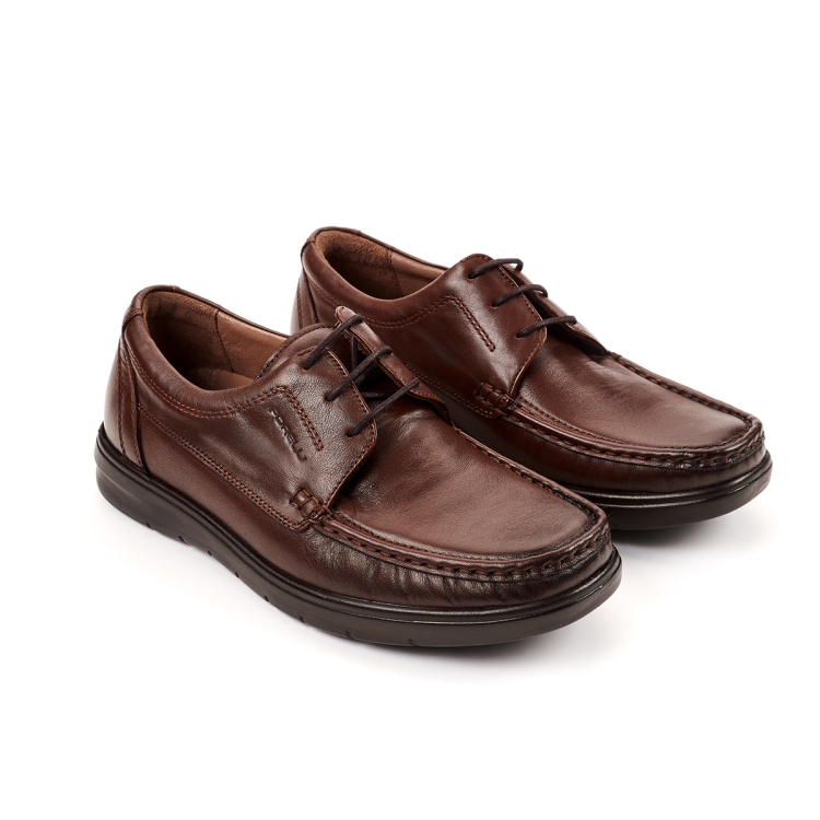 EDIN-H Erkek Deri Ayakkabı Taba - Forelli (1)