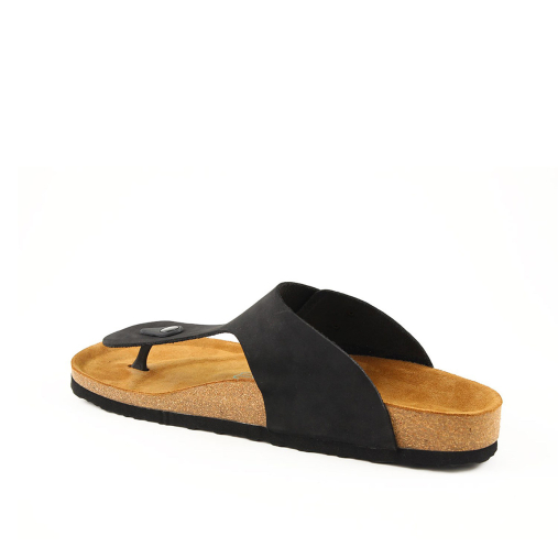 Forelli HOLLY-G Erkek Terlik Siyah Nubuk - 3