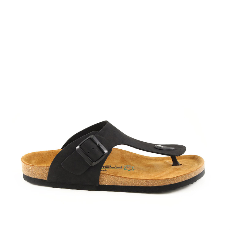 HOLLY-G Erkek Terlik Siyah Nubuk - Forelli (1)