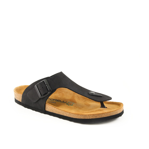 HOLLY-G Erkek Terlik Siyah Nubuk 