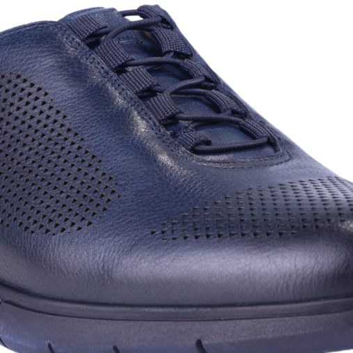 RAFAEL-H Erkek Deri Ayakkabı Lacivert - 4