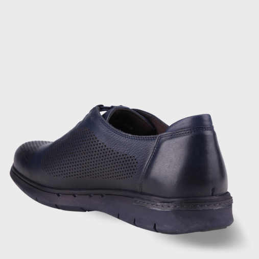 RAFAEL-H Erkek Deri Ayakkabı Lacivert - 5