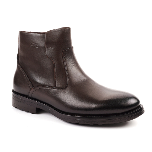 FALDO-H Erkek Deri Bot Ayakkabı Kahve - Forelli