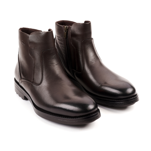 FALDO-H Erkek Deri Bot Ayakkabı Kahve - Forelli (1)