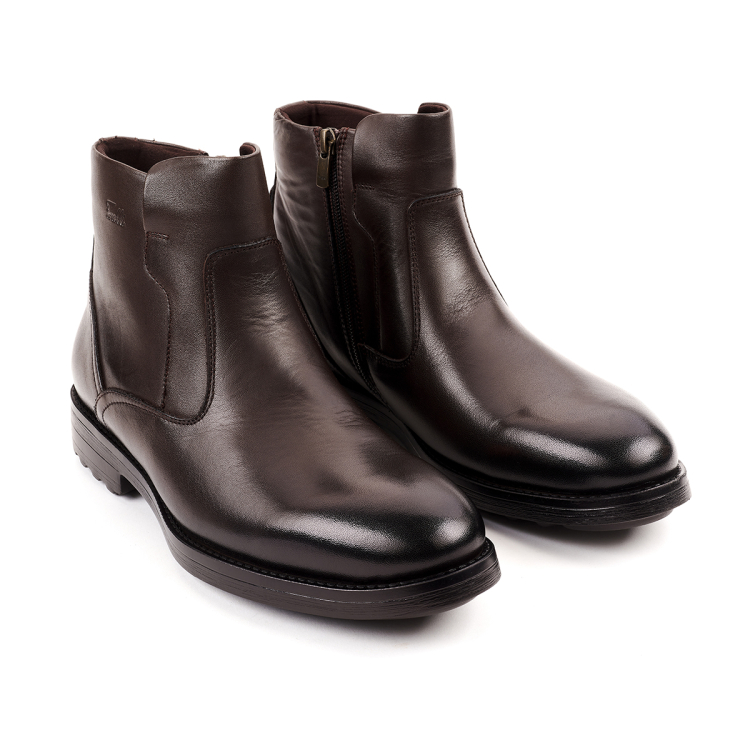 FALDO-H Erkek Deri Bot Ayakkabı Kahve - Forelli (1)