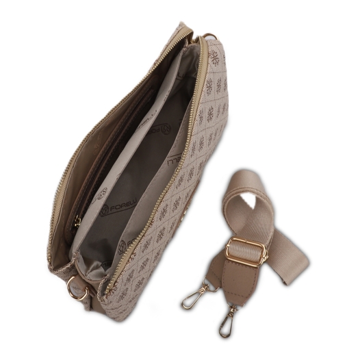 3A36 Kadın Çapraz Çanta Bej - 5