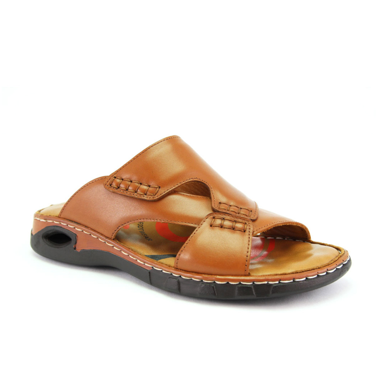 TUNA-G Erkek Deri Terlik Taba - Forelli (1)