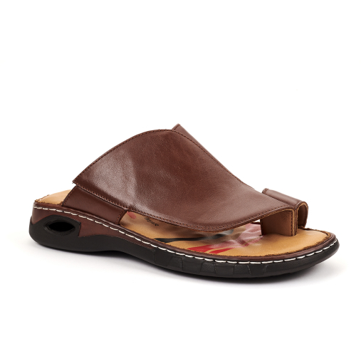 40517-G Erkek Deri Terlik Taba - Forelli