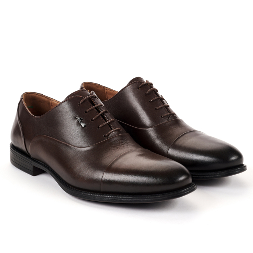 AYER-G Erkek Deri Ayakkabı Kahve - Forelli (1)