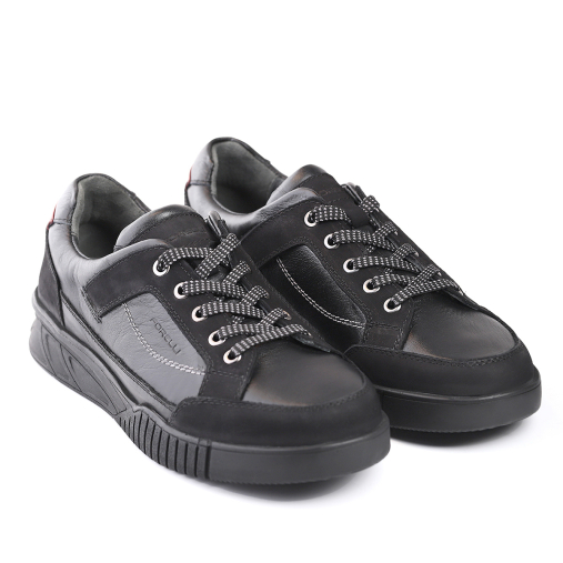 SWIFT-H Erkek Deri Ayakkabı Siyah - 4