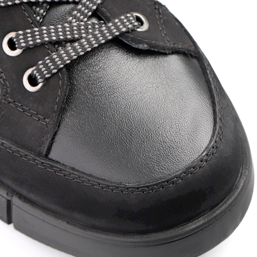 SWIFT-H Erkek Deri Ayakkabı Siyah - 5