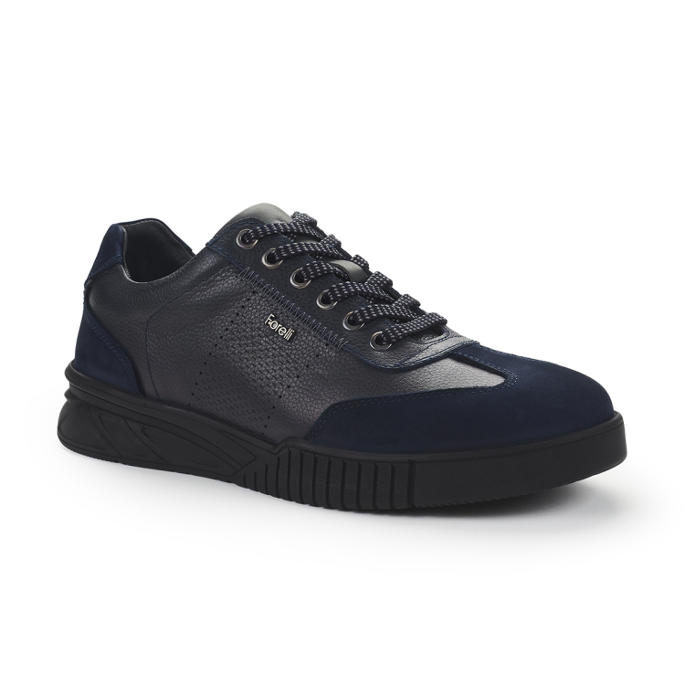 SOREL-G Erkek Deri Ayakkabı Lacivert - Forelli