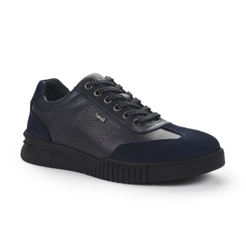 SOREL-G Erkek Deri Ayakkabı Lacivert - Forelli