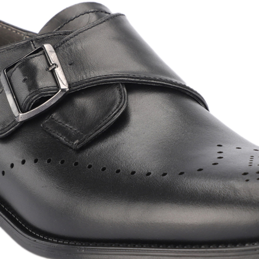 VENTUR-G Erkek Deri Ayakkabı Siyah - 4