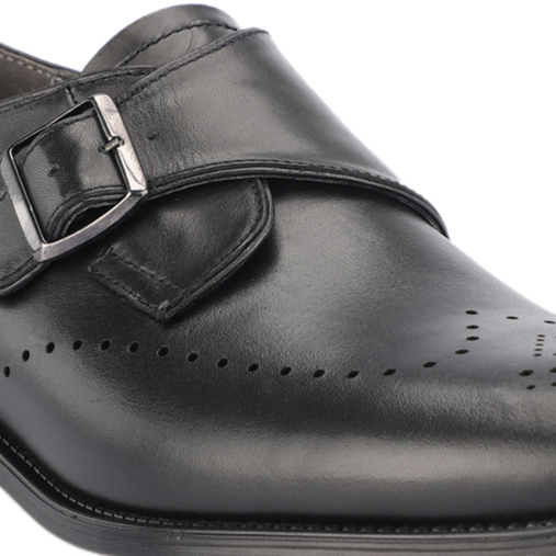 VENTUR-G Erkek Deri Ayakkabı Siyah - 4