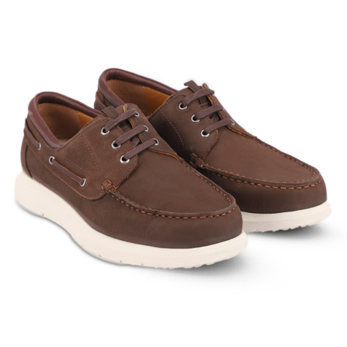 Forelli DROGO-H Comfort Erkek Ayakkabı Kahve Nubuk - 2