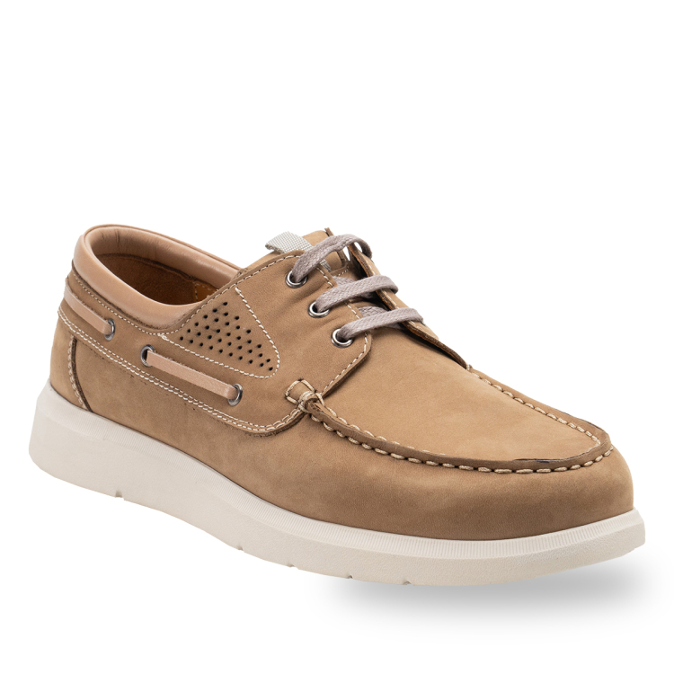 DROGO-G Erkek Deri Ayakkabı Kum Nubuk - Forelli (1)