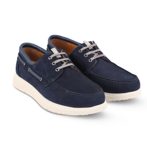 Forelli DROGO-H Comfort Erkek Ayakkabı Lacivert Nubuk - 2