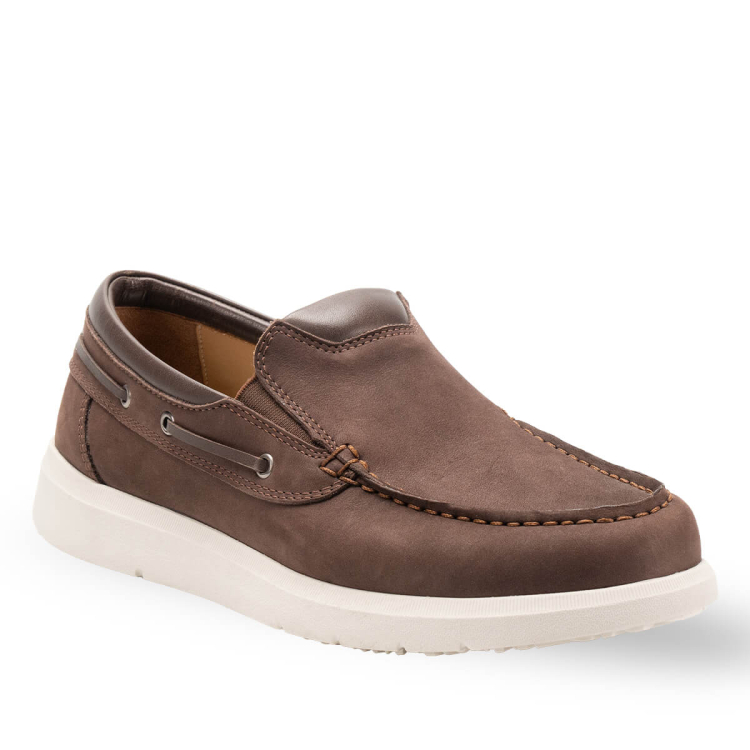 ADLER-G Erkek Deri Ayakkabı Kahve Nubuk - Forelli (1)