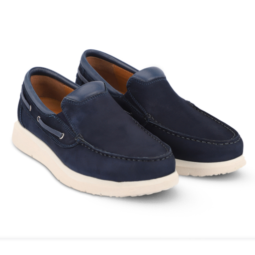ADLER-H Comfort Erkek Ayakkabı Lacivert Nubuk - 2
