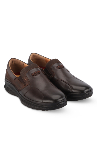 RAY-G Erkek Deri Ayakkabı Kahve - Forelli (1)