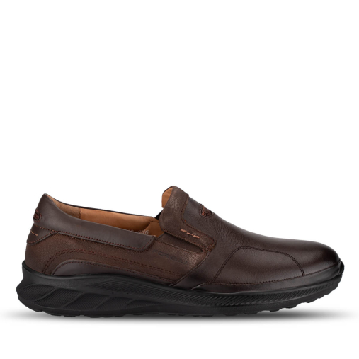 RAY-G Erkek Deri Hallux Ayakkabı Kahve - 1