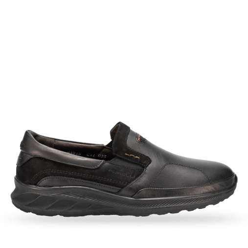 RAY-G Erkek Deri Hallux Ayakkabı Siyah - Forelli