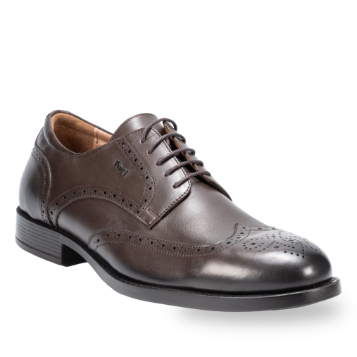 46107-H Erkek Deri Ayakkabı Kahve - 2