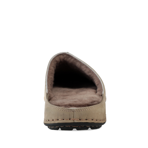 EDEL-G Erkek Deri Terlik Bej Nubuk - 3