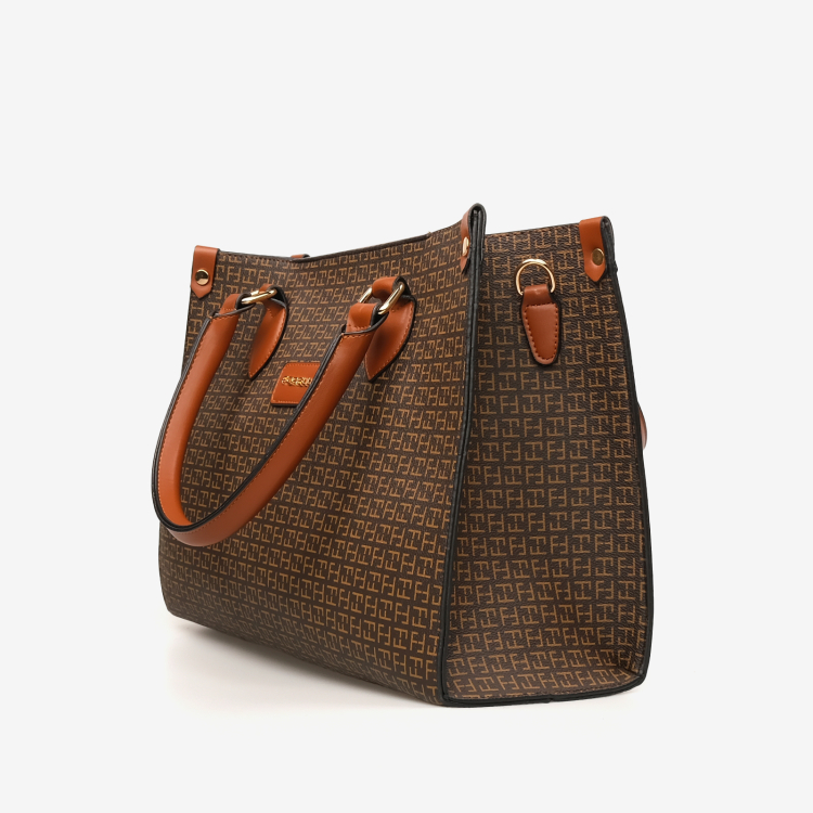 4A02 Kadın El Çantası Kahve - (1)