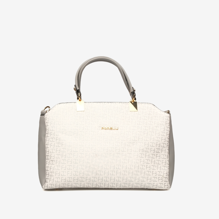 4A08 Kadın El Çantası Beyaz - 