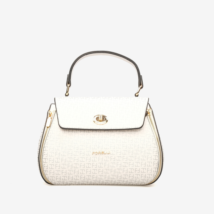 4A17 Kadın El Çantası Beyaz - 