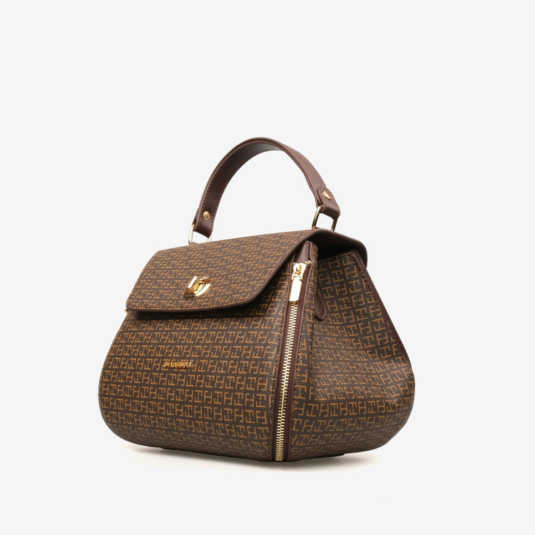 4A17 Kadın El Çantası Kahve - (1)