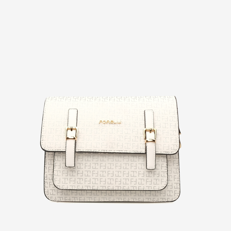 4A49 Kadın Çapraz Çanta Beyaz - 