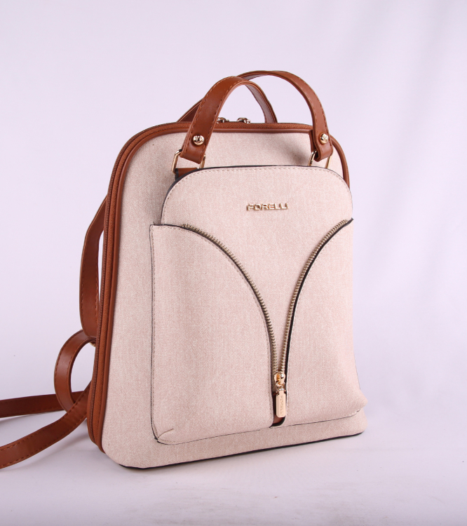 4A74 Kadın Sırt Çantası Bej - 