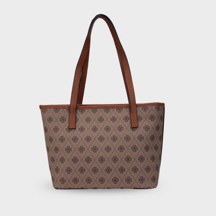 4B01 Kadın El Çantası Vizon - (1)