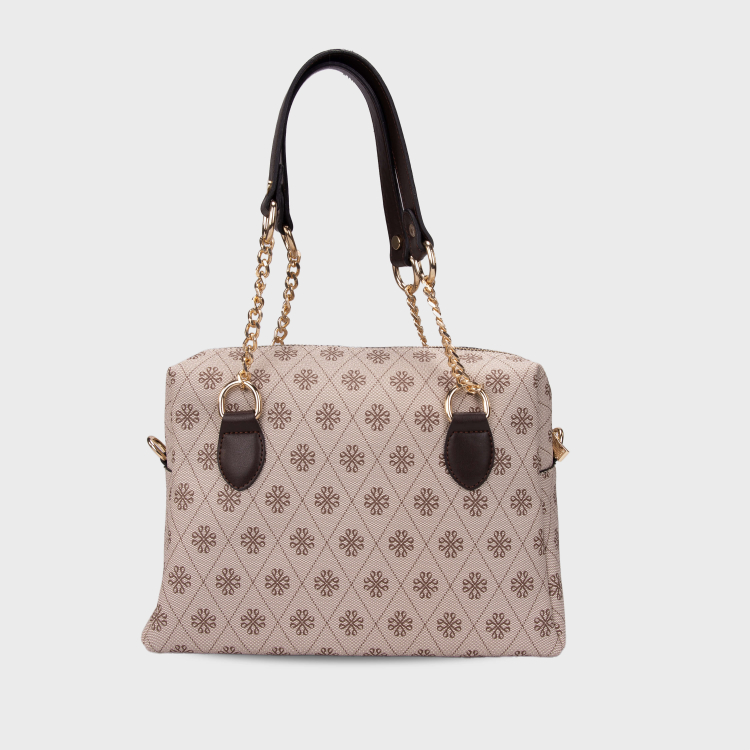 4B02 Kadın El Çantası Bej - (1)