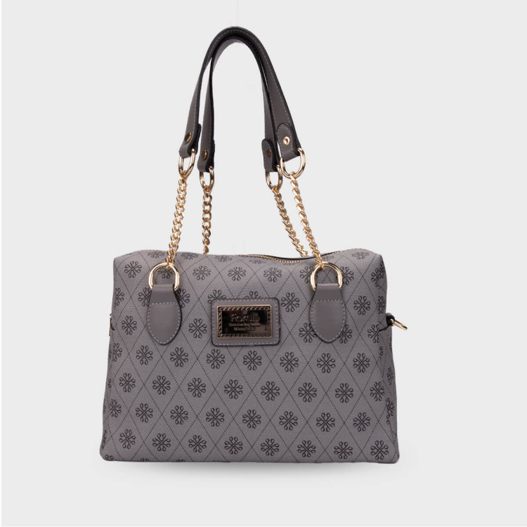 4B02 Kadın El Çantası Gri - 